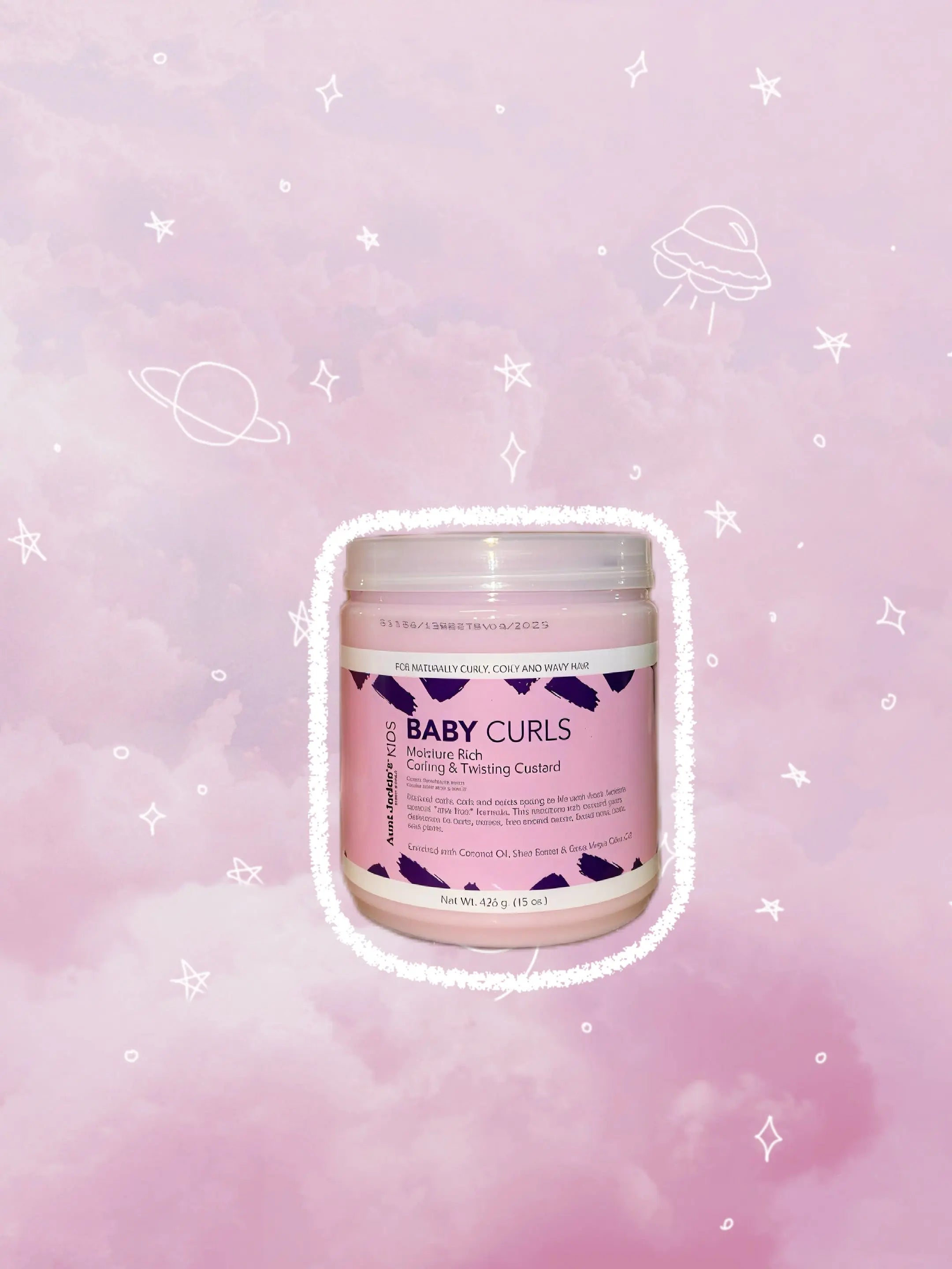 Aunt Jackie’s Kids Baby Girl Curls Curling & Twisting Custard