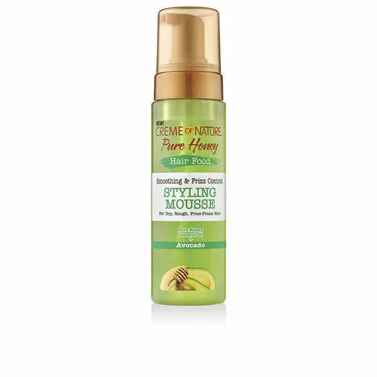 Creme of Nature Pure Honey Hair Food Smoothing & frizz Control Styling Mousse